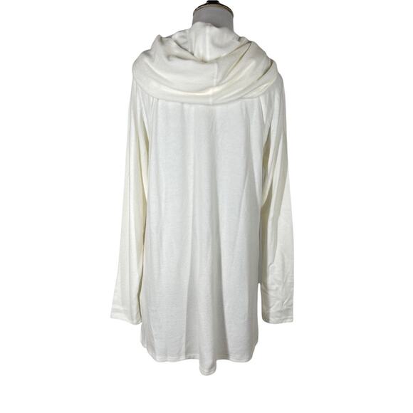 NWT NEW Nordstrom Gibsonlook Convertible neck sweater in Ivory Size Small - Picture 6 of 10